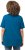 Ulla Popken Essential Square Neck Stretch Tee Medium Blue - T-shirty - 