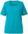 Ulla Popken Essential Square Neck Stretch Tee Green Emerald - T-shirty - 