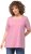 Ulla Popken Essential Square Neck Stretch Tee Light Pink - T-shirty - 