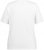 Ulla Popken Double Layer Rounded V-Neck Slim Fit Tee Snow White - T-shirty - 