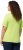 Ulla Popken Double Layer Rounded V-Neck Slim Fit Tee Lime Green - T-shirty - 