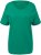 Ulla Popken Double Layer Rounded V-Neck Slim Fit Tee Emerald - T-shirty - 