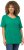 Ulla Popken Double Layer Rounded V-Neck Slim Fit Tee Emerald - T-shirty - 