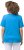 Ulla Popken Double Layer Rounded V-Neck Slim Fit Tee Sapphire Blue - T-shirty - 