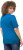 Ulla Popken Double Layer Rounded V-Neck Slim Fit Tee Medium Blue - T-shirty - 