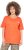 Ulla Popken Cold Dye Ruffle Edge Pocket Tee Coral Pink - T-shirty - 