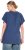 Ulla Popken Wing Sleeve V-Neck Tee Navy - T-shirty - 