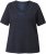 Ulla Popken Lace Trim Short Sleeve Tee Navy Blue - T-shirty - 