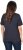 Ulla Popken Lace Trim Short Sleeve Tee Navy Blue - T-shirty - 