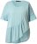 Ulla Popken Asymmetric Flounce Panel Short Sleeve Tee Light Moss Green - T-shirty - 