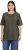 Ulla Popken Basic Round Neck Short Sleeve Relaxed Fit T-Shirt Olive Grey - T-shirty - 
