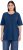 Ulla Popken Basic Round Neck Short Sleeve Relaxed Fit T-Shirt Dark Blue - T-shirty - 