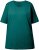 Ulla Popken Basic Round Neck Short Sleeve Relaxed Fit T-Shirt Teal Green - T-shirty - 