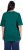 Ulla Popken Basic Round Neck Short Sleeve Relaxed Fit T-Shirt Teal Green - T-shirty - 