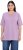 Ulla Popken Basic Round Neck Short Sleeve Relaxed Fit T-Shirt Lavender Pink - T-shirty - 