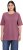 Ulla Popken Basic Round Neck Short Sleeve Relaxed Fit T-Shirt Dark Rose Red - T-shirty - 