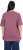 Ulla Popken Basic Round Neck Short Sleeve Relaxed Fit T-Shirt Dark Rose Red - T-shirty - 
