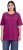 Ulla Popken Basic Round Neck Short Sleeve Relaxed Fit T-Shirt Berry Purple - T-shirty - 