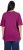 Ulla Popken Basic Round Neck Short Sleeve Relaxed Fit T-Shirt Berry Purple - T-shirty - 