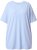 Ulla Popken Basic Round Neck Short Sleeve T-Shirt Light Blue - T-shirty - 