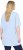 Ulla Popken Basic Round Neck Short Sleeve T-Shirt Light Blue - T-shirty - 