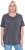 Ulla Popken Essential Round Neck Stretch Tee Graphite Grey - T-shirty - 