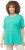 Ulla Popken Essential Round Neck Stretch Tee Turquoise - T-shirty - 