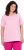 Ulla Popken Essential Round Neck Stretch Tee Pink - T-shirty - 