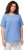 Ulla Popken Essential Round Neck Stretch Tee Cloud Blue - T-shirty - 