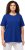 Ulla Popken Essential Round Neck Stretch Tee Cobalt Blue - T-shirty - 