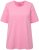 Ulla Popken Essential Round Neck Stretch Tee Light Pink - T-shirty - 