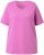 Ulla Popken Essential Round Neck Stretch Tee Cool Pink - T-shirty - 