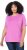Ulla Popken Essential Round Neck Stretch Tee Cool Pink - T-shirty - 