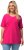 Ulla Popken Essential Round Neck Stretch Tee Fuchsia Pink - T-shirty - 