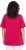 Ulla Popken Essential V-Neck Stretch Tee Dark Raspberry - T-shirty - 