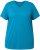 Ulla Popken Functional Antibacterial Finish V-Neck Short Sleeve Knit Top Opal Green - T-shirty - 