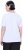 Ulla Popken Satin Trimmed Ribbed Jersey Short Sleeve T-Shirt Snow White - T-shirty - 