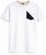 Motley Denim Milan T-shirt Biały - Koszulki - T-shirty meskie Duże Rozmiary - 2XL-14XL