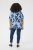 Kaffe Curve Aliana Tunic Blue Flower Animal - Tuniki - 