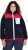 Ulla Popken Color Block Teddy Fleece Jacket Navy - Bluzy & bluzy z kapturem - 