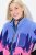 Ulla Popken Alpine Landscape Fleece Jacket Cloud Blue - Bluzy & bluzy z kapturem - Przytulne bluzy, hoody i swetry