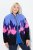 Ulla Popken Alpine Landscape Fleece Jacket Cloud Blue - Bluzy & bluzy z kapturem - Przytulne bluzy, hoody i swetry