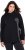 Ulla Popken Ribbon Detail Turtleneck Sweatshirt Black - Bluzy & bluzy z kapturem - 