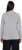Ulla Popken Basic Round Neck Long Sleeve Slim Fit Cotton Tee Light Grey Melange - T-shirty - 