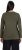 Ulla Popken Basic Round Neck Long Sleeve Slim Fit Cotton Tee Olive - T-shirty - 