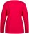 Ulla Popken Basic Round Neck Long Sleeve Slim Fit Cotton Tee Red - T-shirty - 