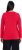 Ulla Popken Basic Round Neck Long Sleeve Slim Fit Cotton Tee Red - T-shirty - 