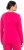 Ulla Popken Basic Round Neck Long Sleeve Slim Fit Cotton Tee Red Pink - T-shirty - 