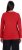 Ulla Popken Basic Round Neck Long Sleeve Slim Fit Cotton Tee Salsa Red - T-shirty - 