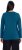 Ulla Popken Basic Round Neck Long Sleeve Slim Fit Cotton Tee Cerulean - T-shirty - 